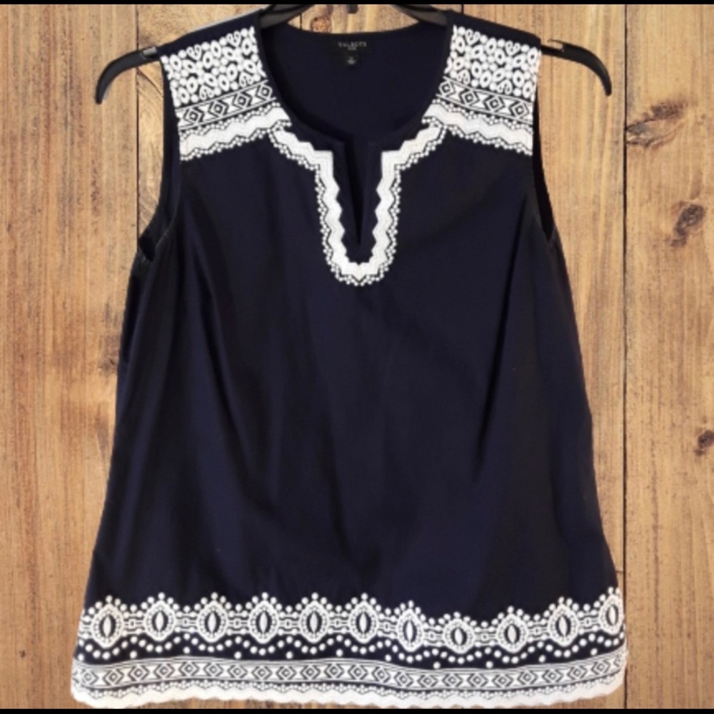 Talbots sleeveless top